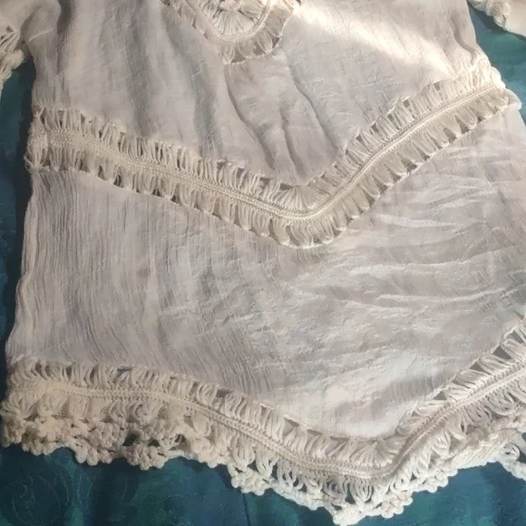 Boho White Top S - Picture 6 of 6